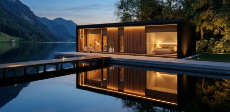 Individuálny vonkajší saunový