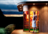 Kombinovaná zahradní sauna - De Lux Garden