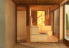 Sauna wellness místnost 