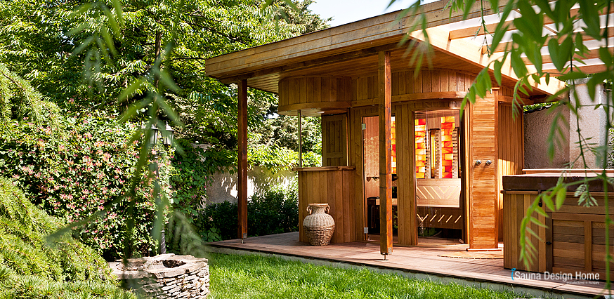 Sauna domek De Lux Premium Garden