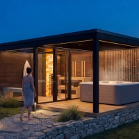 Relax panoramatická zahradní sauna