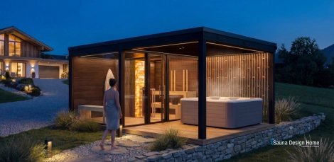 Relax panoramatická zahradní sauna