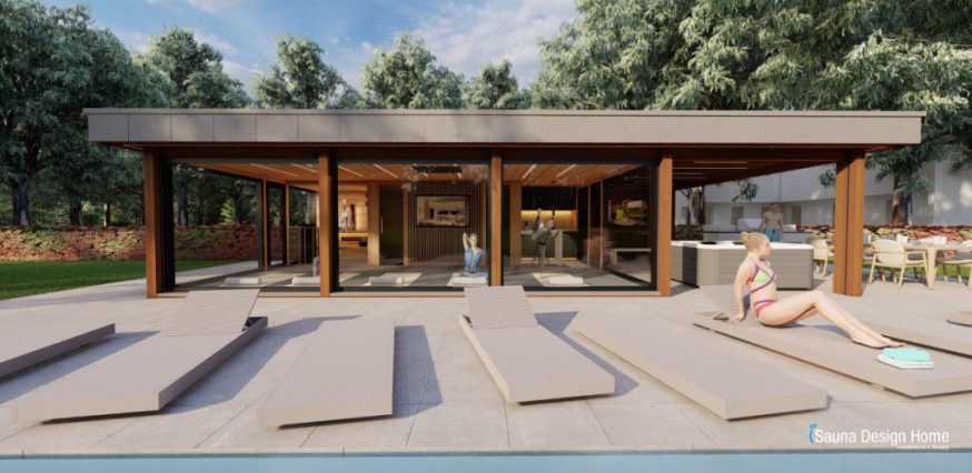 Horizont sauna wellness dům