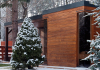 Venkovní sauna domek Exclusive Garden s přístřeškem